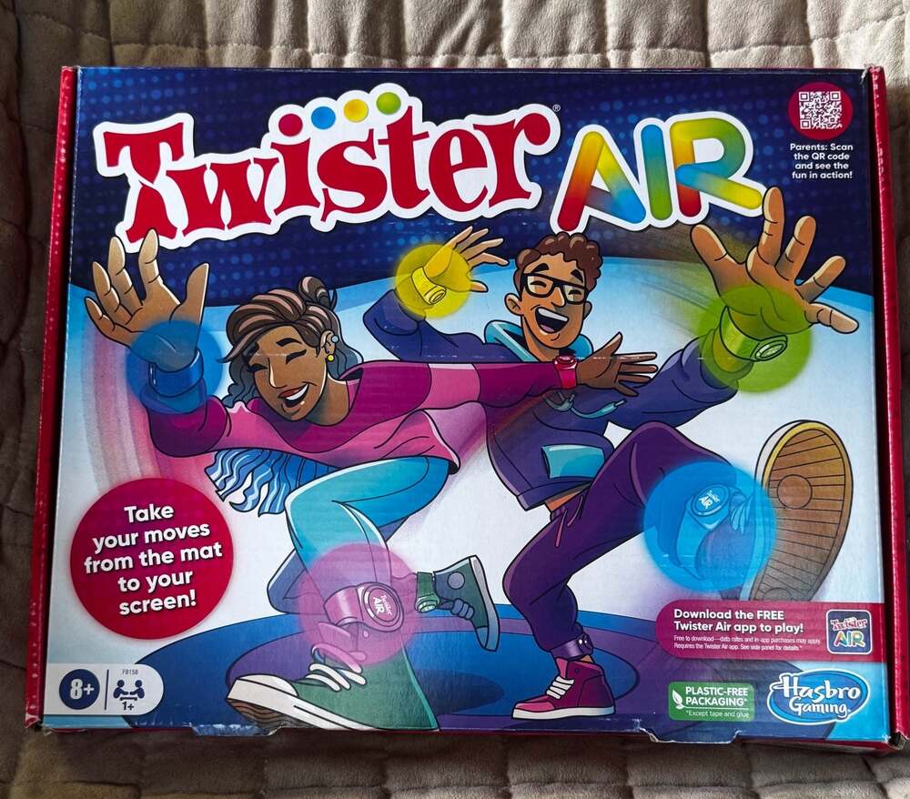 Hasbro Gaming Twister Air Game Augmented Reality App Enabled